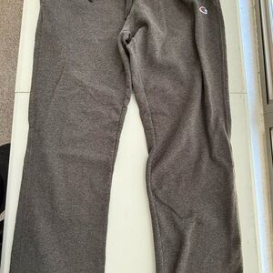 Champion Heather Gray sweat pants  with Logo Tag